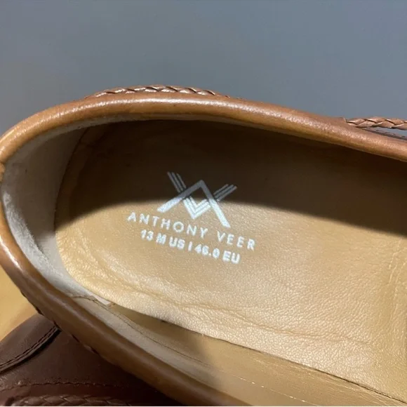 Anthony Veer Brown Loafers shoes Sz 13 (46) - Picture 7 of 11